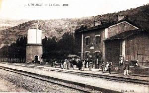 1583- Sidi-Aich - La Gare - 1916